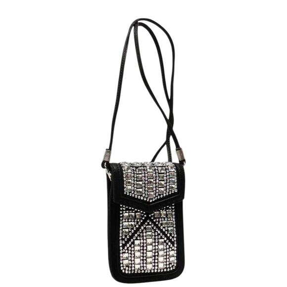 2Chique Boutique Women’s Rhinestone Bling Cell Phone Case and Crossbody - Picture 1 of 6